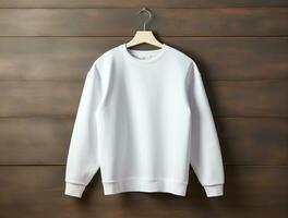 Blank sweatshirt for mockup ai generated photo