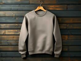 Blank sweatshirt for mockup ai generated photo