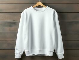 Blank sweatshirt for mockup ai generated photo