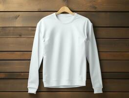 Blank sweatshirt for mockup ai generated photo