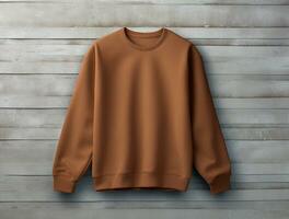 Blank sweatshirt for mockup ai generated photo