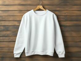 Blank sweatshirt for mockup ai generated photo