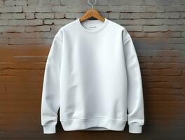 Blank sweatshirt for mockup ai generated photo