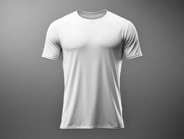 Professional white blank tshirt ai generated photo