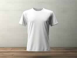 Professional blank tshirt photo ai generated