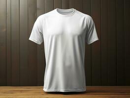 Professional blank tshirt photo ai generated