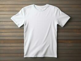 Professional blank tshirt photo ai generated