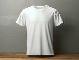 Professional blank tshirt photo ai generated