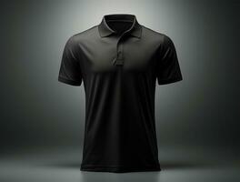 Professional blank 3d polo tshirt ai generated photo