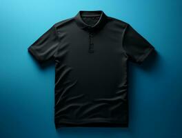 Professional blank 3d polo tshirt ai generated photo