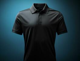 Professional blank 3d polo tshirt ai generated photo