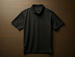 Professional blank 3d polo tshirt ai generated photo