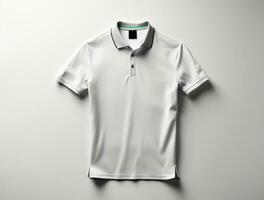 Blank polo tshirt ai generated photo