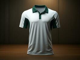 Blank polo tshirt ai generated photo