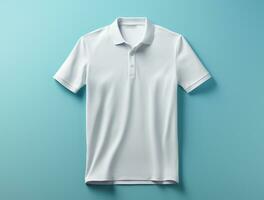 Blank polo tshirt ai generated photo