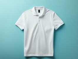 Blank polo tshirt ai generated photo