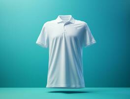 Blank polo tshirt ai generated photo