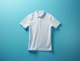 Blank polo tshirt ai generated photo