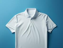 Blank polo tshirt ai generated photo