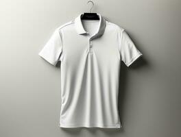 Blank polo tshirt ai generated photo