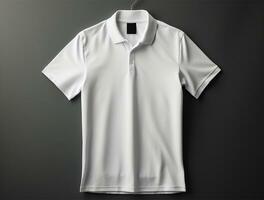 Blank polo tshirt ai generated photo