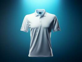 Blank polo tshirt ai generated photo