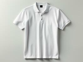 Professional blank polo tshirt ai generated photo