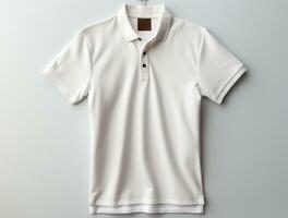 Professional blank polo tshirt ai generated photo