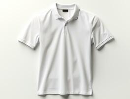 Professional blank polo tshirt ai generated photo