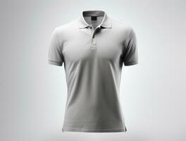 Professional blank polo tshirt ai generated photo