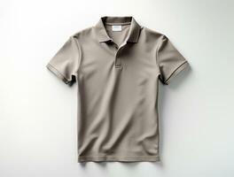 Professional blank polo tshirt ai generated photo