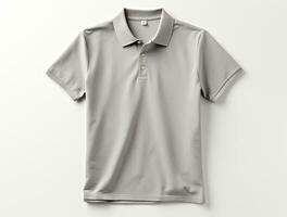 Professional blank polo tshirt ai generated photo