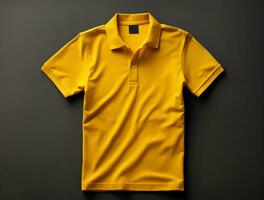 Professional blank polo tshirt ai generated photo