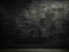 Empty modern interior wall background front view Ai generated photo