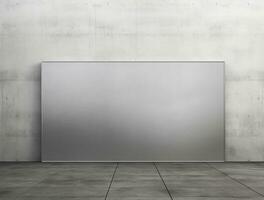 Empty modern interior wall background front view Ai generated photo