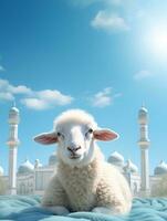 eid Mubarak tradicional islámico festival religioso antecedentes ai generado foto