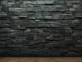 Empty modern texture wall background front view Ai generated photo