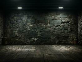 Empty modern texture wall background front view Ai generated photo