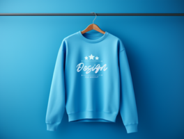 Editable Sweatshirt mockup design PSD template ai generated