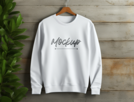 Editable Sweatshirt mockup design PSD template ai generated