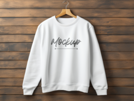 Editable Sweatshirt mockup design PSD template ai generated