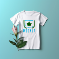 editável camiseta brincar psd modelo ai gerado