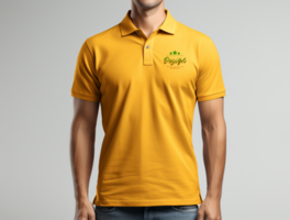 Editable t-shirt mockup PSD template ai generated