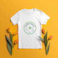 Editable tshirt mockup PSD template ai generated