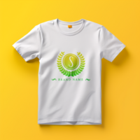 Editable tshirt mockup PSD template ai generated