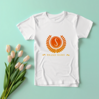 Editable tshirt mockup PSD template ai generated
