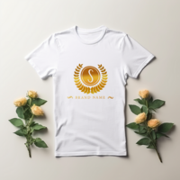 Editable tshirt mockup PSD template ai generated