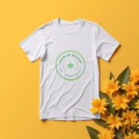 Editable tshirt mockup PSD template ai generated
