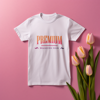 Editable tshirt mockup PSD template ai generated