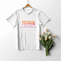 Editable tshirt mockup PSD template ai generated